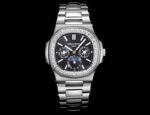 PP Factory PATEK PHILIPPE Nautilus  Cal.240 Movement Black Perpetual Calendar Dial